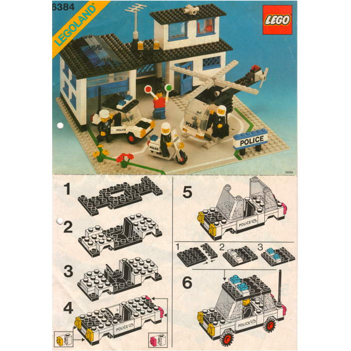 Synslinie Datum Moralsk uddannelse LEGO Police Station Set 6384 Instructions | Brick Owl - LEGO Marketplace