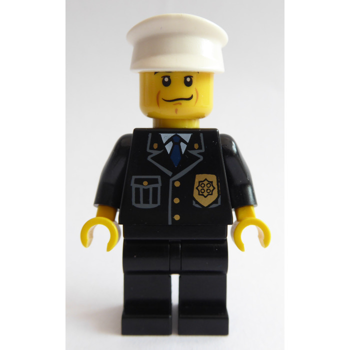 Lego 2 Hats Caps Hats White ZB Police Figures Police Town City Town 
