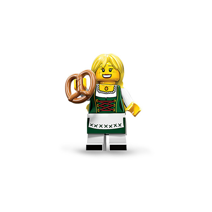 LEGO 13784 Bright Lt Yellow WIG HAIR No 53 Pigtails for Pretzel Girl Minifigure