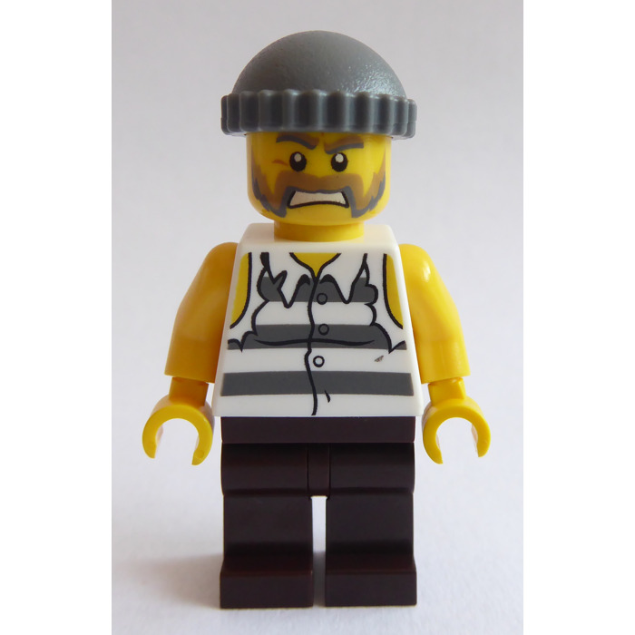 Lego Prisoner With Ripped-off Sleeves Minifigure 