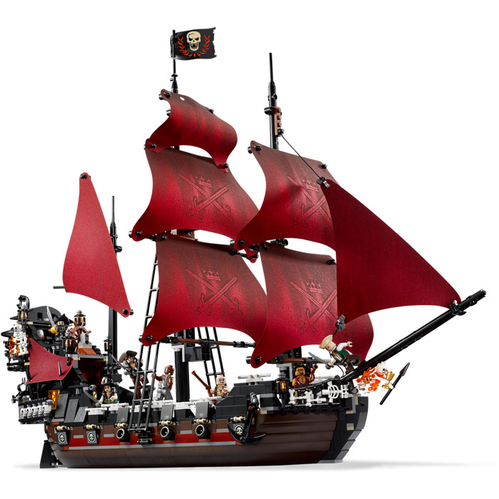 Lego 4195 dunkelrote Cloth Sail  sailbb48 