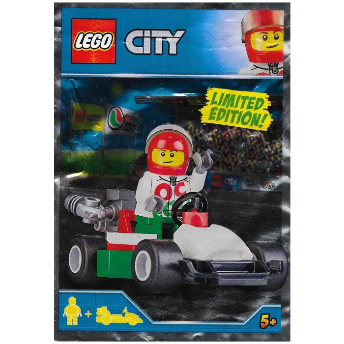 Figura de LEGO city racer coches piloto chaqueta blanca octano cty922 951807 