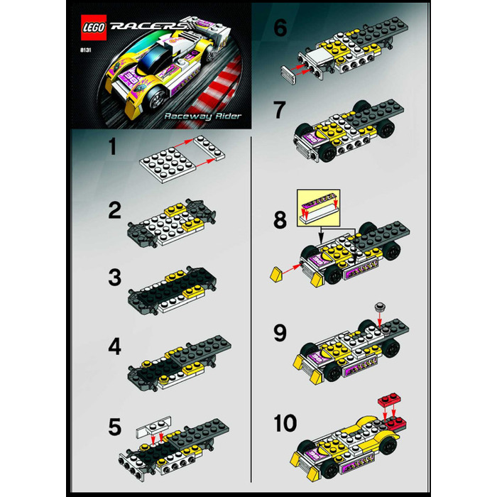 LEGO Raceway Rider Set 8131 Instructions Brick Owl - LEGO Marketplace