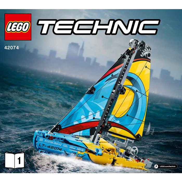 lego racing yacht instructions