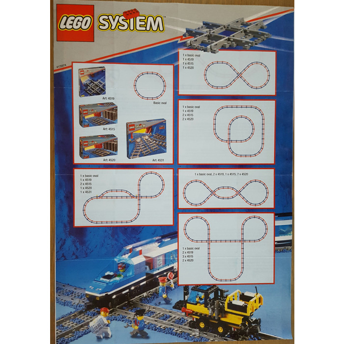 LEGO Rail Crossing Set 4519 Instructions | Brick Owl - LEGO
