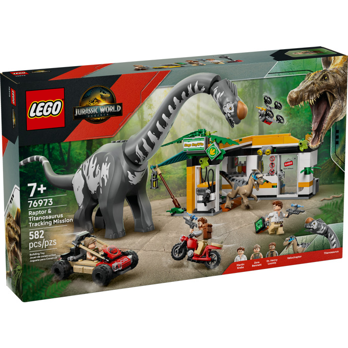 LEGO Raptor & Titanosaurus Tracking Mission Set 76973 | Brick Owl
