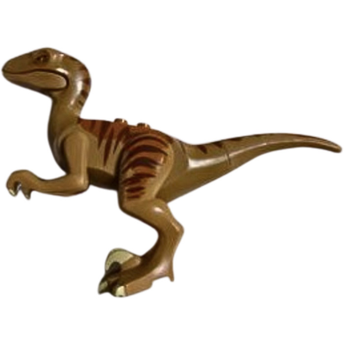 LEGO Raptor with Dark Orange Top with Dark Brown Stripes | Brick Owl