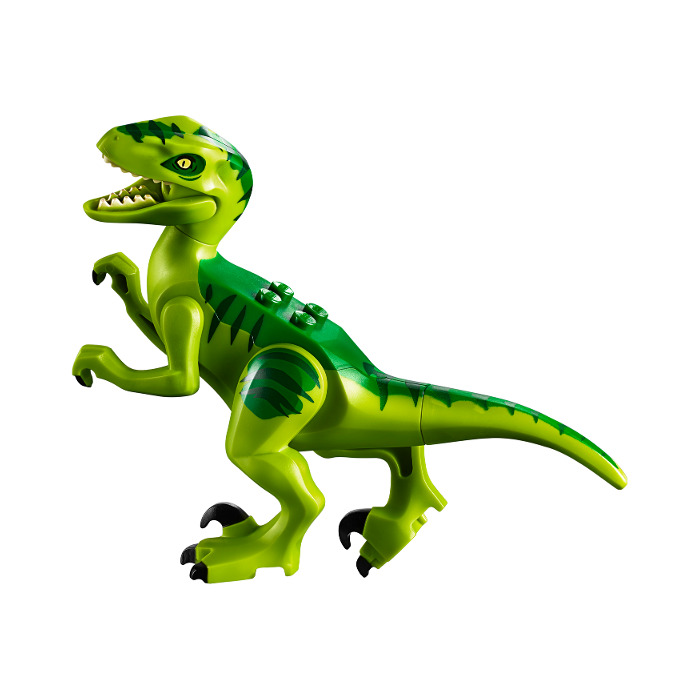 Lego Small Raptor LEGO Raptor with Green Top with Dark Green Stripes | Brick Owl