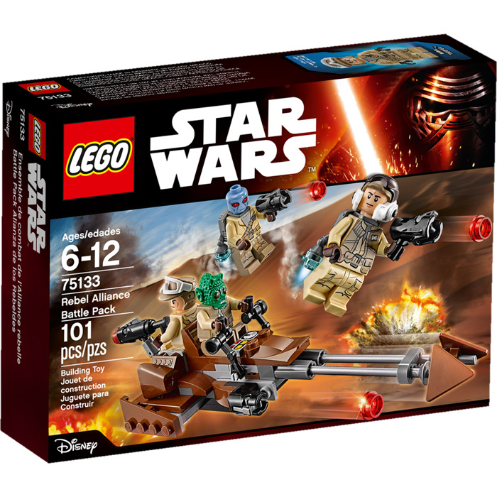 LEGO STAR WARS REBEL ALLIANCE BATTLE PACK SET 75133