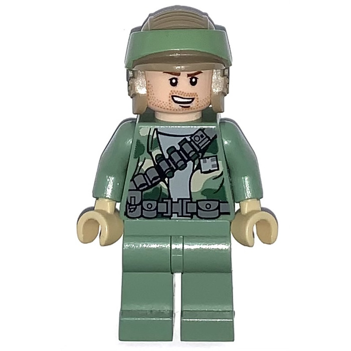 LEGO STAR WARS REBEL ENDOR TROOPER MINIFIGURE HELMET PART X5 10236 9489 