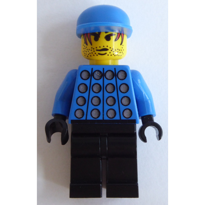 LEGO Red and Blue Team Goalkeeper with 