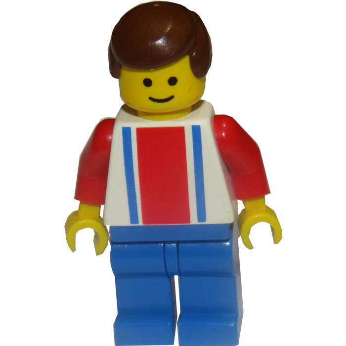 LEGO Player No.11 for rouge/Bleu Team Football Figurine