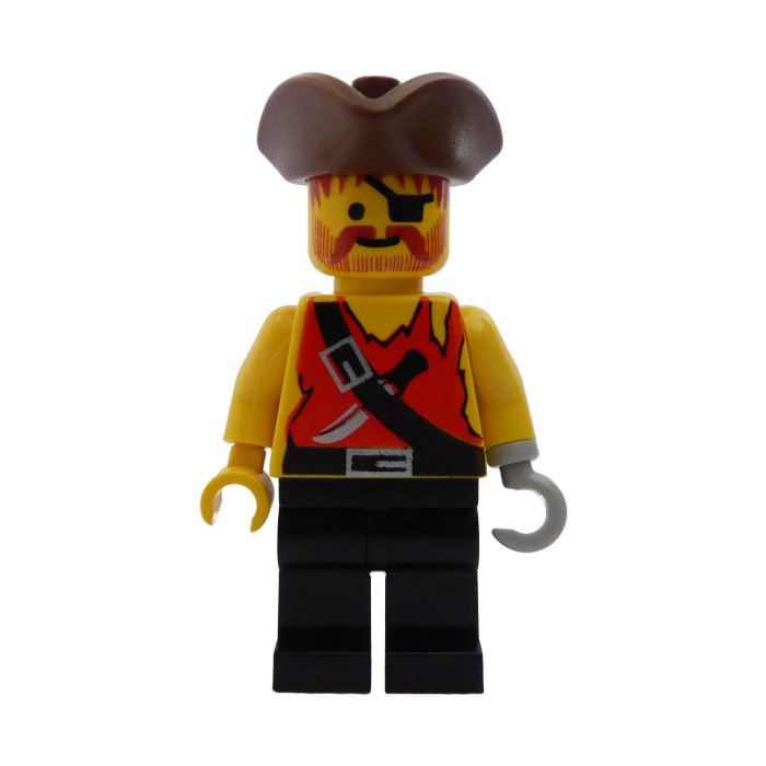 Lego 1x Minifig Hut Hut Pirat Dreispitz Hut Brown/Reddish Brown 2544 Neu 