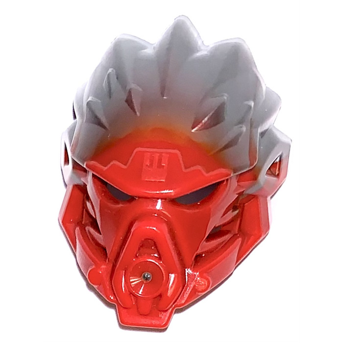 LEGO Red Bionicle Mask with Flat Silver Back (24148) | Brick Owl - LEGO ...