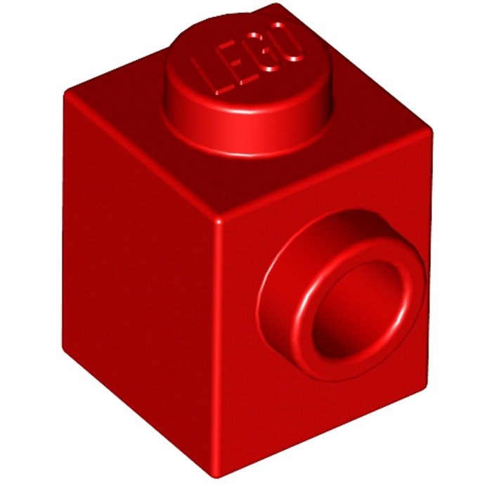 Brick 1x1 Stud On 1 Side NEUF NEW rouge red 4 x LEGO 87087 Brique 1 Tenon 