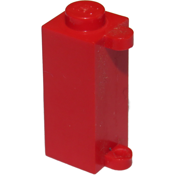 10x LEGO 3581 charnière rouge charnières poteaux support 1x1x2 red 