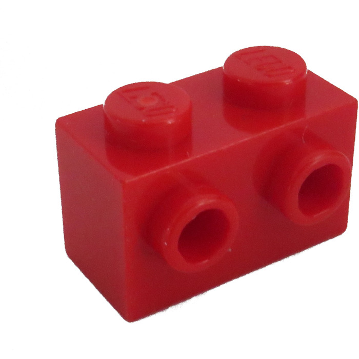 Lego 2x Brique Brick Modified 1x2 Studs on 2 Sides beige foncé/dark tan 52107