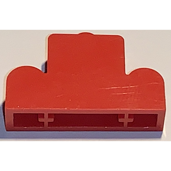 LEGO Red Brick 1 x 4 x 2 with Centre Stud Top (4088)