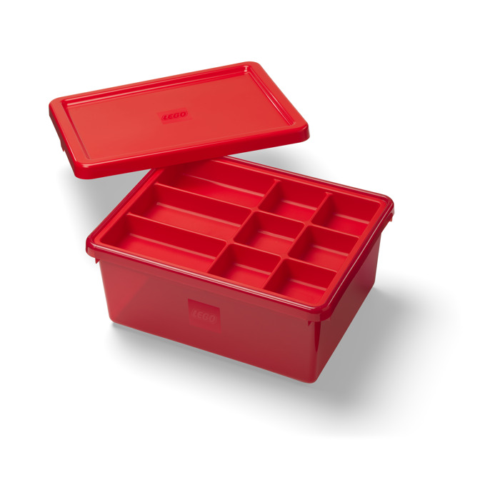 LEGO Red Compartment Storage Box (5009343) Brick Owl LEGO