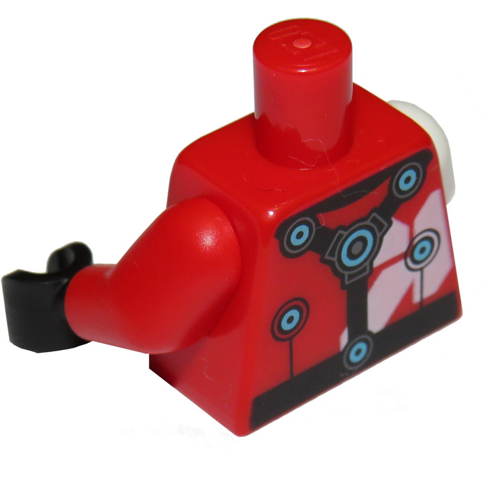 LEGO Red Digi Kai Minifig Torso (76382) | Brick Owl - LEGO Marketplace