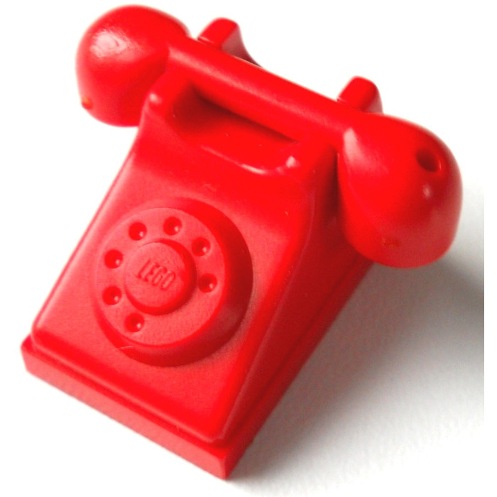 LEGO Red Telephone (Complete) Brick LEGO Marketplace