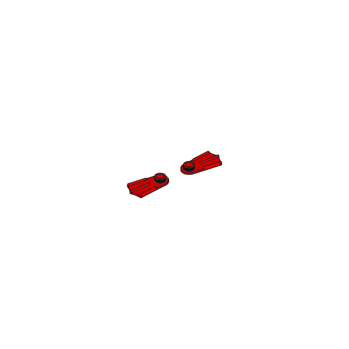 Lego 2x Minifig palme Footgear Flipper rouge/red 2599a NEUF 