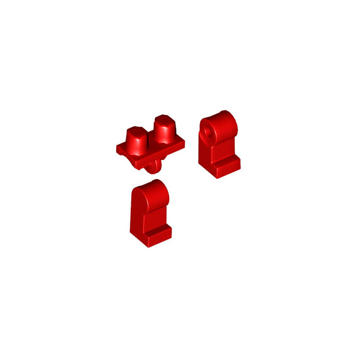 Hips And Legs NEUF NEW rouge, red 1 x LEGO 88584 Minifigure Jambes 