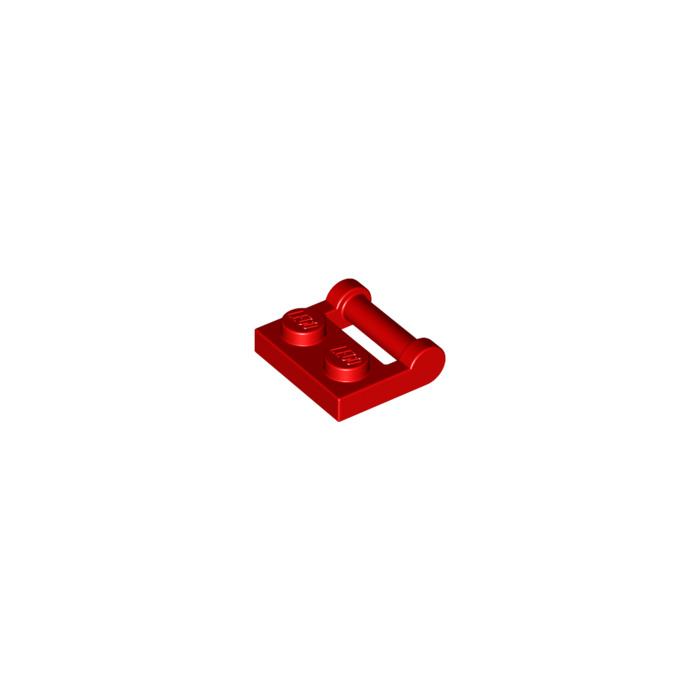 20X Lego® 48336 Platten mit Halter Griff 1X2 Rot Red NEU 