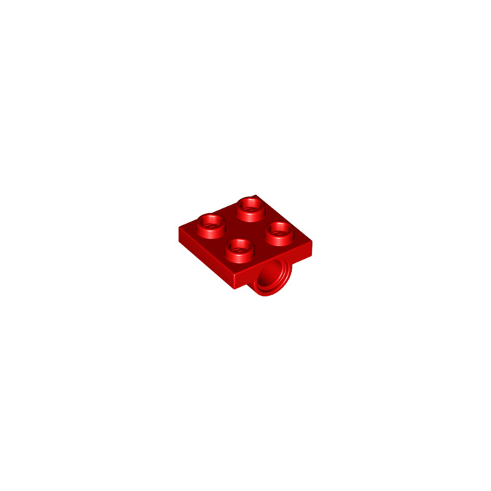 LEGO Red 2 with Hole without Underneath Cross Support (2444) | Brick Owl - LEGO Marketplace