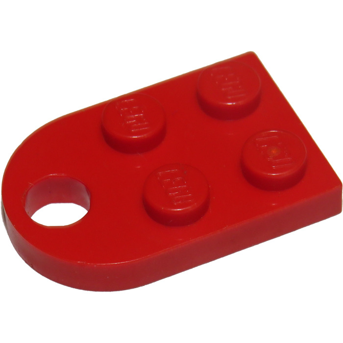 LEGO 12x Coupling Dark Red Plate Modified 3x2 with Hole 3176 Heart Charm NEW 