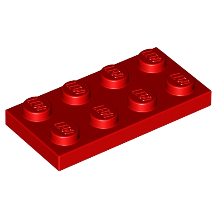 Plate 1x1 Flower NEUF NEW 10 x LEGO 24866 Plaque Fleur rouge, red