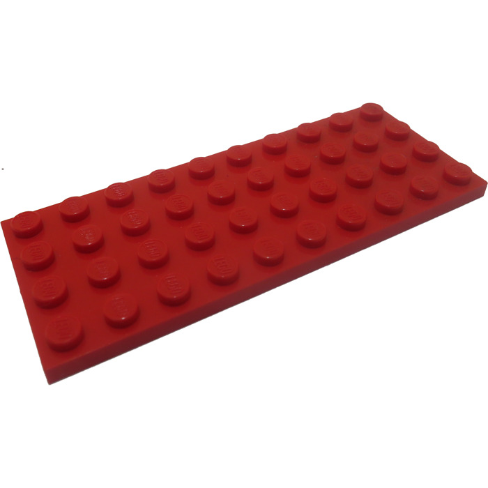 LEGO Lot of 2 Red 4x10 Plate Pieces