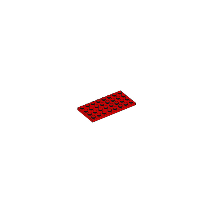 Lego 2x flat plate 4x8 8x4 3035 dark red//red//rot