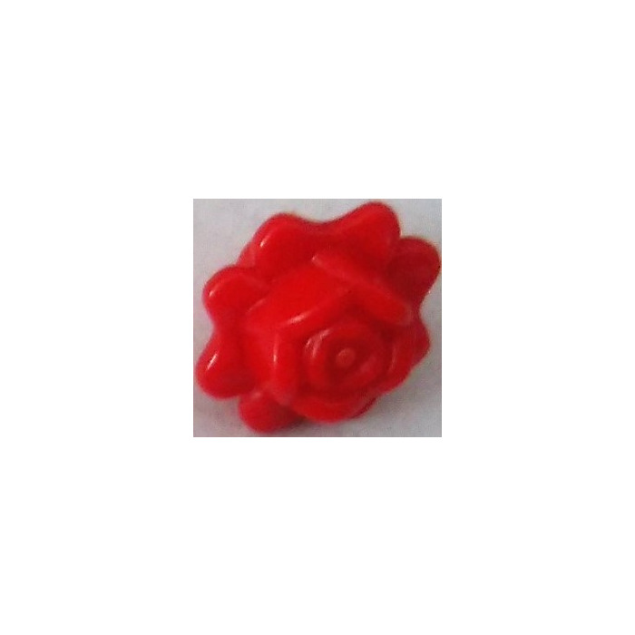 Friends Access Flower Rose with Pin  BR LT ORNG 93081c LEGO Parts~ 4 