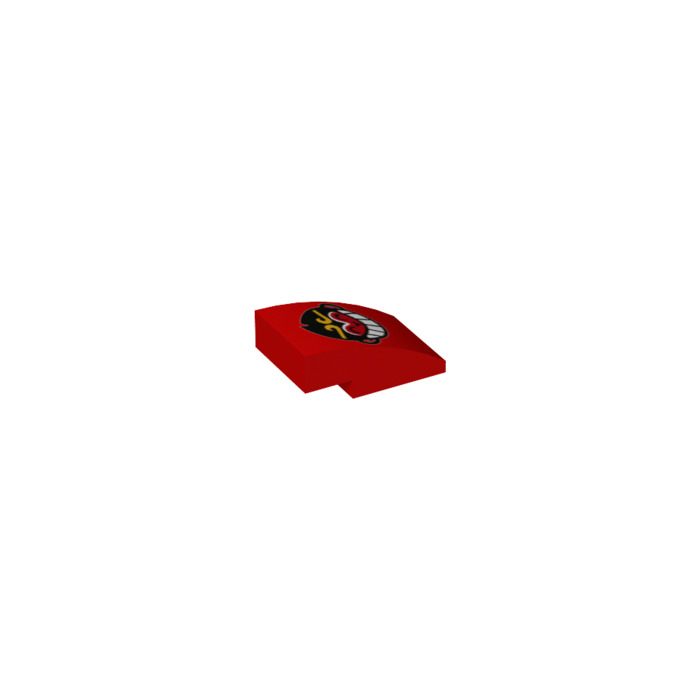 Lego Red Slope X Curved With Face With Teeth Brick Owl Lego Marketplace