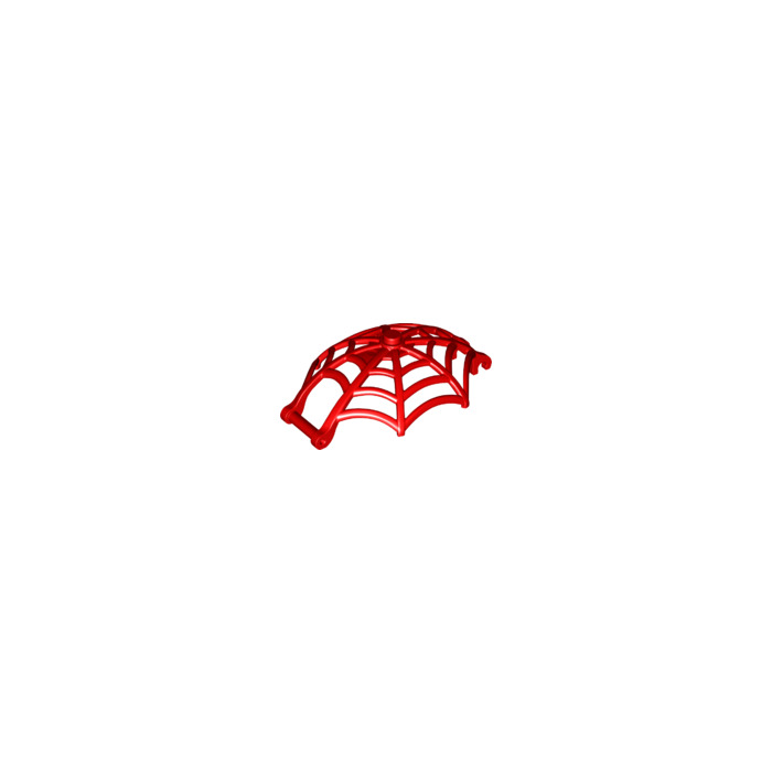 LEGO Red Spider Web with Bar Handle and Clips (80487) | Brick Owl