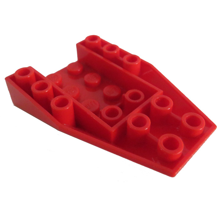 LEGO 6 x Keilstein 6x4 schräg Unterteil rot red roof tile 4x6/ 18° inv 4856 