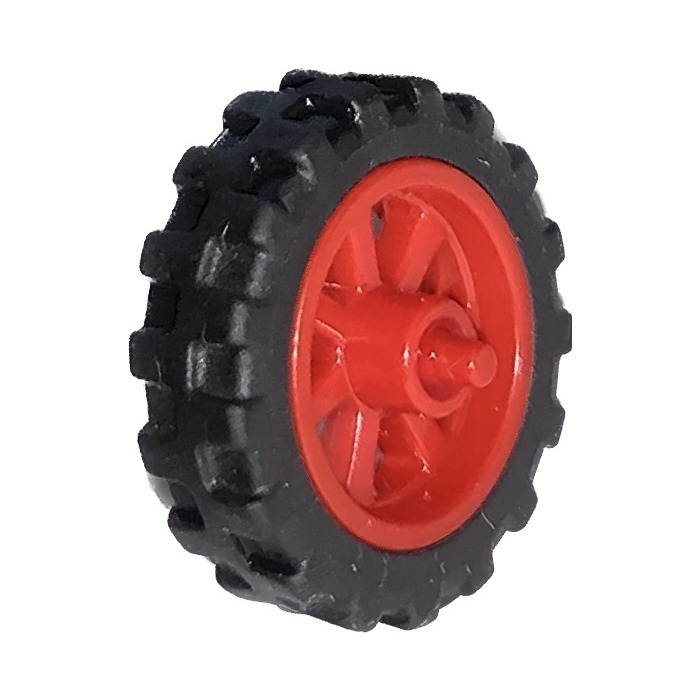 LEGO Red Wheel Rim Ø15 x 6 with Tire Ø21 x 6 | Brick Owl