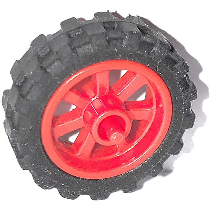 LEGO Red Wheel Rim Ø15 x 6 with Tire Ø21 x 6 | Brick Owl