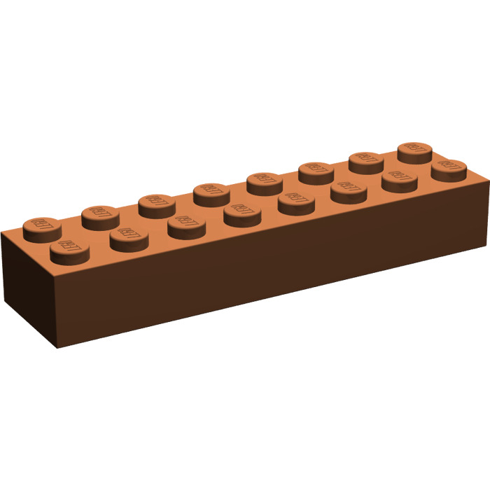 4 x LEGO 44237 Brique reddish brown marron NEUF NEW Brick 2x6