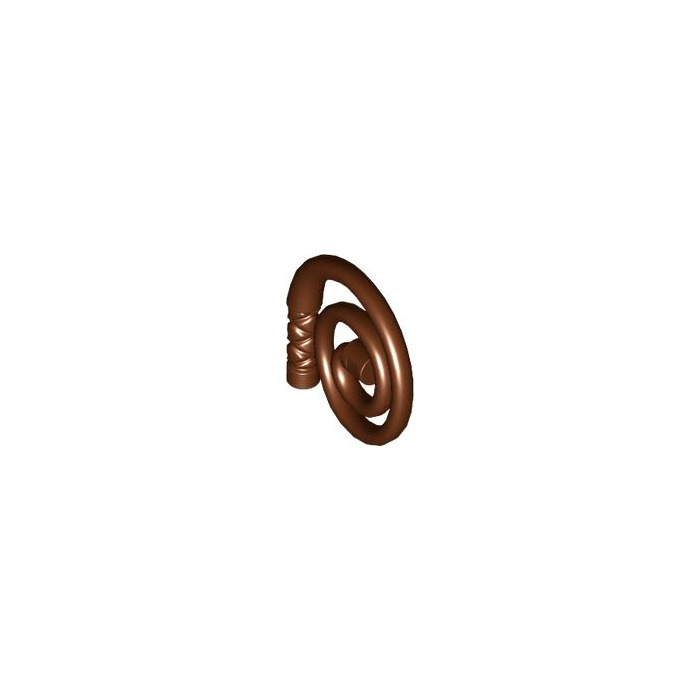 Lego 1x Minifigure Weapon Whip Coiled 61975 Reddish Brown 