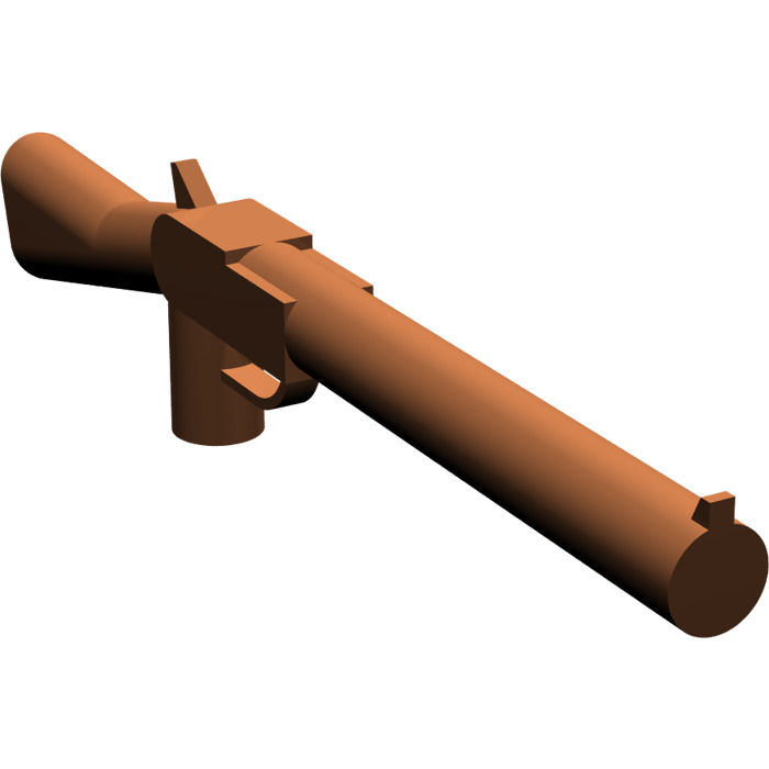 4x Gewehr Rifle 30141 reddish brown kompatibel zu Lego col05 col067 