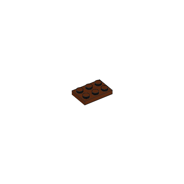#aa53 LEGO ® 30 x 3023 plaque 1 x 2 brun rouge 4211150 Reddish Brown 