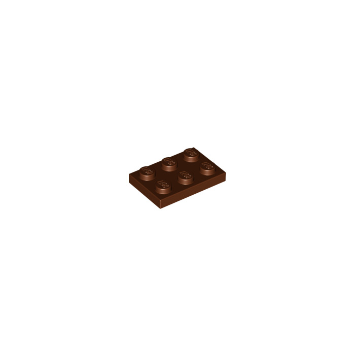 Reddish Brown #bc05 LEGO ® 10 x 3020 plaque 2 x 4 Brun Rouge 4211186 