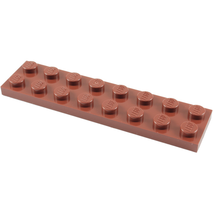 Marron Plate 2x8 Lego 3034-4x Plaque NEUF NEW Reddish Brown 