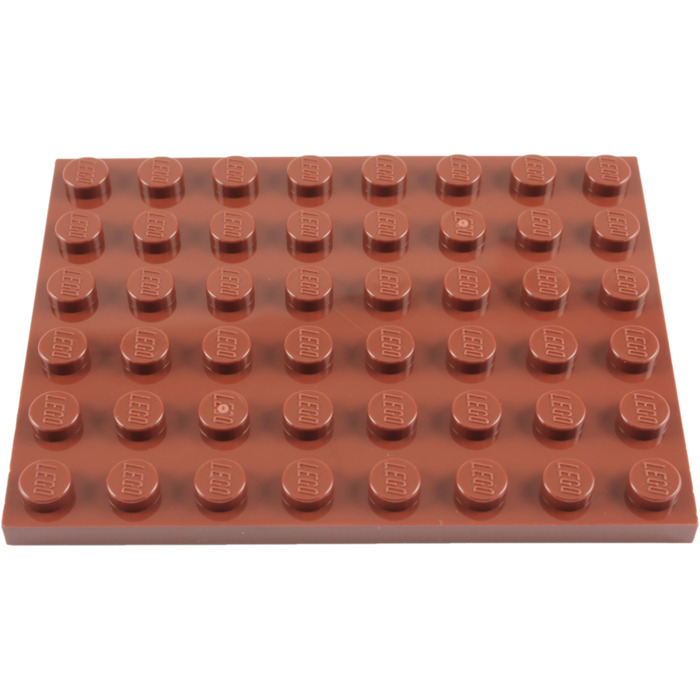 LEGO® 1Stk Platte Basic 6x8 weiß 3036