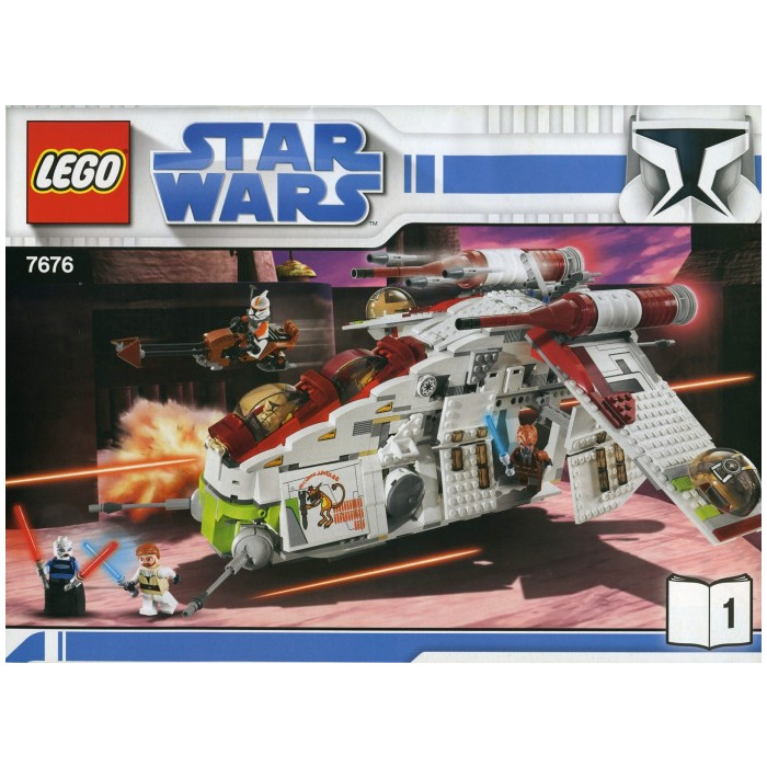 LEGO Republic Attack Gunship Set 7676 | Brick Owl - LEGO Marketplace