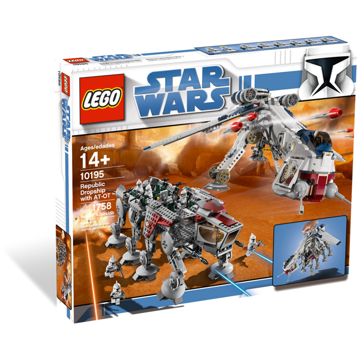 LEGO Republic Dropship mit AT-OT 10195 Packaging | Brick Owl - LEGO ...