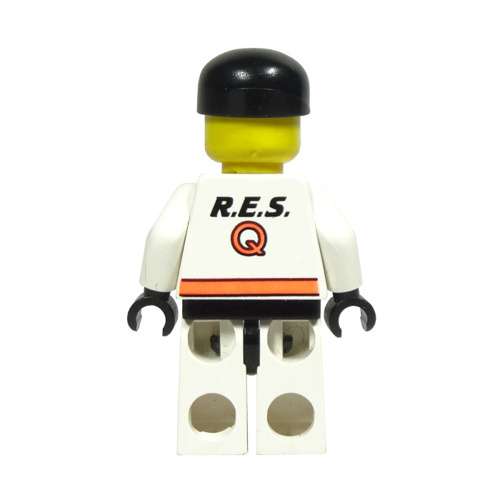 salvavidas-RSQ013 Lego-Minifigura-Res-Q Res-Q 2-Negro Tapa 