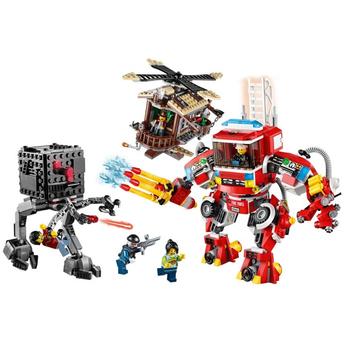 #70813 Lego Minifig Grey Robot Skeleton w/ Weapon